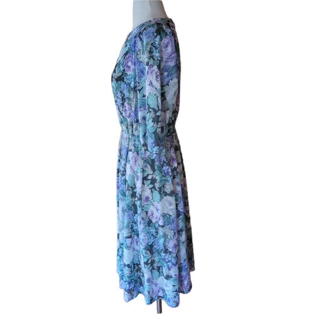 Vintage S.L. Petites Floral‎ Dress - Picture 3 of 6